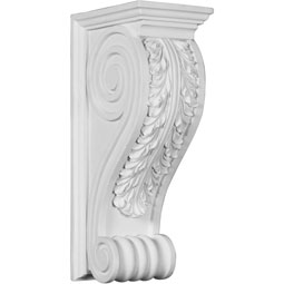 Ekena Millwork - COR08X06X18PE - Endurathane Peralta Corbel, 6"W x 8"D x 18"H, Factory Primed