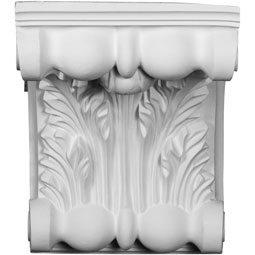 Ekena Millwork - COR13X10X13CH - Endurathane Chesterfield Corbel, 10"W x 13"D x 13"H, Factory Primed