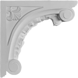Ekena Millwork - COR13X10X13CH - Endurathane Chesterfield Corbel, 10"W x 13"D x 13"H, Factory Primed