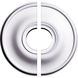 Ekena Millwork - CM12JE2-03500 - Endurathane Jefferson Ceiling Medallion, 11 3/4"OD x 3 1/2"ID x 3/8"P (Fits Canopies up to 3 1/2"), Factory Primed