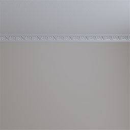 Ekena Millwork - MLD01X02X02RO - Endurathane Running Rose Crown Moulding, 1 7/8"H x 2"P x 2 7/8"F x 94 1/2"L, Factory Primed