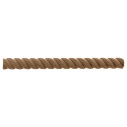 Osborne Wood Products, Inc. - BX1426 - 1 3/4"W x 93"L Half Round Rope Moulding