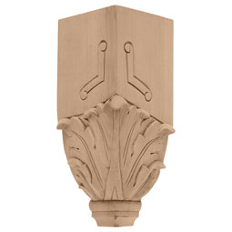 Osborne Wood Products, Inc. - BX1862 - 3 3/4"W x 3 3/4"D x 8 1/2"H Small Crown Block