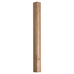 Osborne Wood Products, Inc. - BX1872CH - 2 3/4"W x 34 1/2"H, Wood Corner Post, Cherry