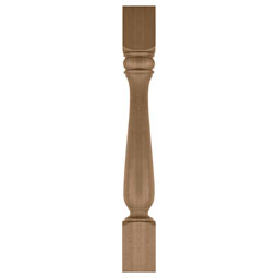 Osborne Wood Products, Inc. - BX1873 - 4 1/8"W x 4 1/8"D x 35 1/4"H Plain Column Leg