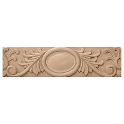 Osborne Wood Products, Inc. - BX1920BA - 3 1/16"H x 5/8"P x 12"R x 93"L, Carved Wood Chair Rail, Basswood