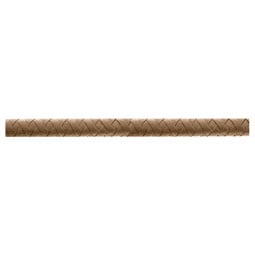 Osborne Wood Products, Inc. - BX1925BA - 1"H x 1/2"P x 93"L, Basket Weave Half Round Moulding, Basswood