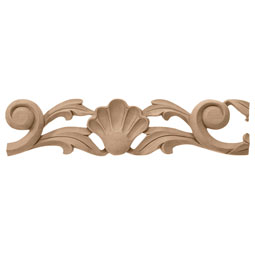 Osborne Wood Products, Inc. - BX1936BA - 3"H x 1"P x 24"R x 93"L, Wood Carved Pierced Moulding, Basswood