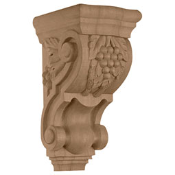 Osborne Wood Products, Inc. - BX1963 - 5"W x 5 1/4"D x 10 1/4"H Medium Grape Corbel
