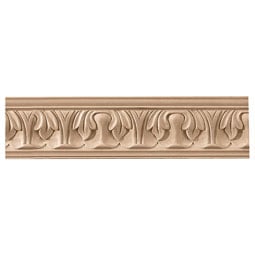 Osborne Wood Products, Inc. - BX2007 - 3 1/4"H x 3 3/4"P x 93"L Carved Wood Crown Moulding