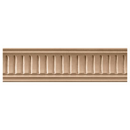 Osborne Wood Products, Inc. - BX2015 - 1 5/8"H x 1 5/8"P x 93"L Fluted Crown Moulding