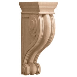 Osborne Wood Products, Inc. - BX2024 - 3 1/2"W x 7 1/2"D x 12"H Deep Traditional Corbel