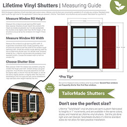 Ekena Millwork - LVSL0001 - 3" Lifetime Vinyl Shutter-Lok's (Each)