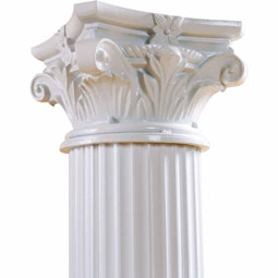 AFCO, Industries - ELRC - Roman Corinthian Capital for Endura-Aluminun Round Fluted Style Column