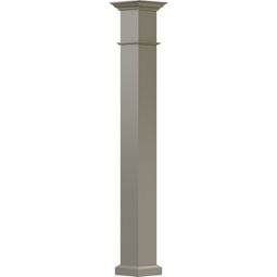 AFCO, Industries - ELSQWE - Endura-Aluminum Square Wellington Column w/ Capital & Base