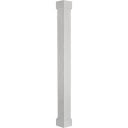 AFCO, Industries - ELSQNA - Endura-Aluminum Square Natchez Column w/ Capital & Base