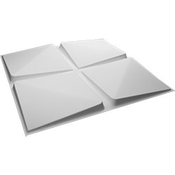 Ekena Millwork - WPED - 19 5/8"W x 19 5/8"H Edinburgh EnduraWall Decorative 3D Wall Panel