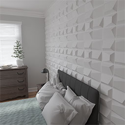 Ekena Millwork - WPST - 19 5/8"W x 19 5/8"H Stratford EnduraWall Decorative 3D Wall Panel