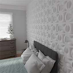 Ekena Millwork - WPYO - 19 5/8"W x 19 5/8"H York EnduraWall Decorative 3D Wall Panel
