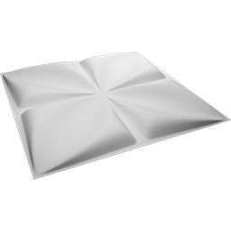 Ekena Millwork - WPRL - 19 5/8"W x 19 5/8"H Riley EnduraWall Decorative 3D Wall Panel