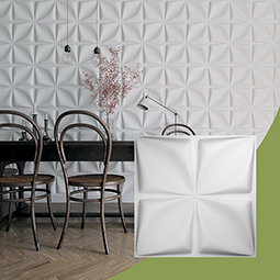 Ekena Millwork - WPRL - 19 5/8"W x 19 5/8"H Riley EnduraWall Decorative 3D Wall Panel