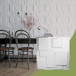 Ekena Millwork - WPGO - 19 5/8"W x 19 5/8"H Gomez EnduraWall Decorative 3D Wall Panel