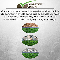 Avon Plastics, Inc - MM23920 - 3 1/2"H x 20'L Master Gardener Landscape Edging (Includes a coupler & 5 stakes)