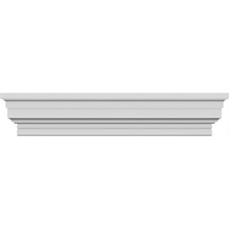 Ekena Millwork - SAMPLE-CRH04XST - SAMPLE- 3 7/8"H x 1 1/2"P x 12"L Stockport Crosshead Sample (No Side Returns on Sample)