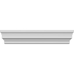 Ekena Millwork - SAMPLE-CRH12XST - SAMPLE- 11 7/8"H x 3 1/2"P x 12"L Stockport Crosshead Sample (No Side Returns on Sample)