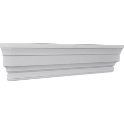 Ekena Millwork - CRH07XST - Endurathane Stockport Crosshead, 7 1/8", Factory Primed