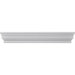 Ekena Millwork - CRH07XST - Endurathane Stockport Crosshead, 7 1/8", Factory Primed