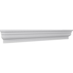 Ekena Millwork - CRH04XST - Endurathane Stockport Crosshead, 3 7/8", Factory Primed
