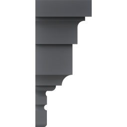 Ekena Millwork - CRH04XST - Endurathane Stockport Crosshead, 3 7/8", Factory Primed