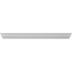 Ekena Millwork - CRH04XST - Endurathane Stockport Crosshead, 3 7/8", Factory Primed