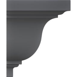 Ekena Millwork - CRH06XST-3 - Endurathane Stanford Crosshead, 5 3/4", Factory Primed