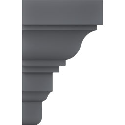 Ekena Millwork - CRH08XST - Endurathane Classic Crosshead, 7 7/8", Factory Primed