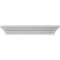 Ekena Millwork - CRH08XST - Endurathane Classic Crosshead, 7 7/8", Factory Primed