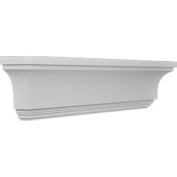 Ekena Millwork - CRH10XST - Endurathane Ashford Crosshead, 9 5/8", Factory Primed