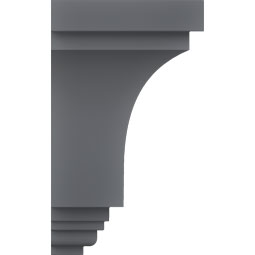 Ekena Millwork - CRH10XST - Endurathane Ashford Crosshead, 9 5/8", Factory Primed