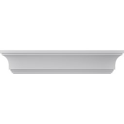 Ekena Millwork - CRH10XST - Endurathane Ashford Crosshead, 9 5/8", Factory Primed