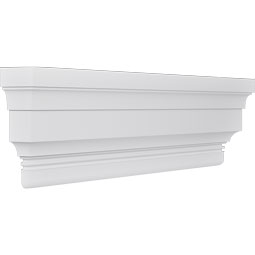 Ekena Millwork - CRH12XST - Endurathane Stockport Crosshead, 11 7/8", Factory Primed