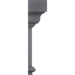 Ekena Millwork - CRH14XST - Endurathane Craftsman Crosshead, 13 3/4", Factory Primed