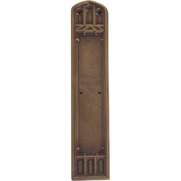 Brass Accents - A04-P5840 - 3 3/8"W x 18"H Oxford Push Plate