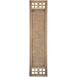 Brass Accents - A05-P5350 - 2 1/2"W x 11 1/4"H Arts & Crafts Push Plate
