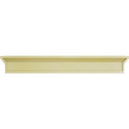 Ekena Millwork - CRH06X-DE - Endurathane Traditional Crosshead w/ Dentil Trim, 6", Factory Primed