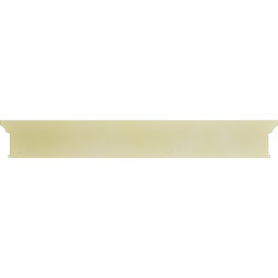 Ekena Millwork - CRH06XPN-1-DE - Endurathane Craftsman Crosshead w/ Dentil Trim, 6 1/8", Factory Primed