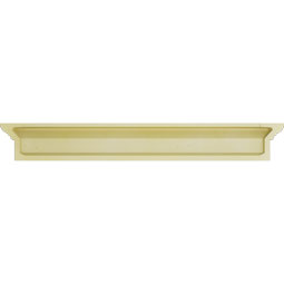 Ekena Millwork - CRH06XST-1-DE - Endurathane Strickland Crosshead w/ Dentil Trim, 6 1/4", Factory Primed