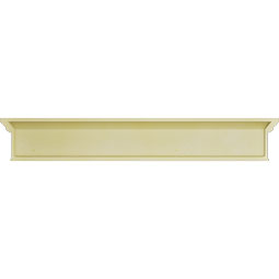Ekena Millwork - CRH07XBT-DE - Endurathane Craftsman Crosshead with Bottom Trim, & Dentil Trim, 7 1/4", Factory Primed