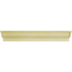 Ekena Millwork - CRH07XST-DE - Endurathane Stockport Crosshead w/ Dentil Trim, 7 1/8", Factory Primed