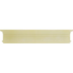 Ekena Millwork - CRH09XBE-DE - Endurathane Bedford Crosshead w/ Dentil Trim, 8 5/8", Factory Primed